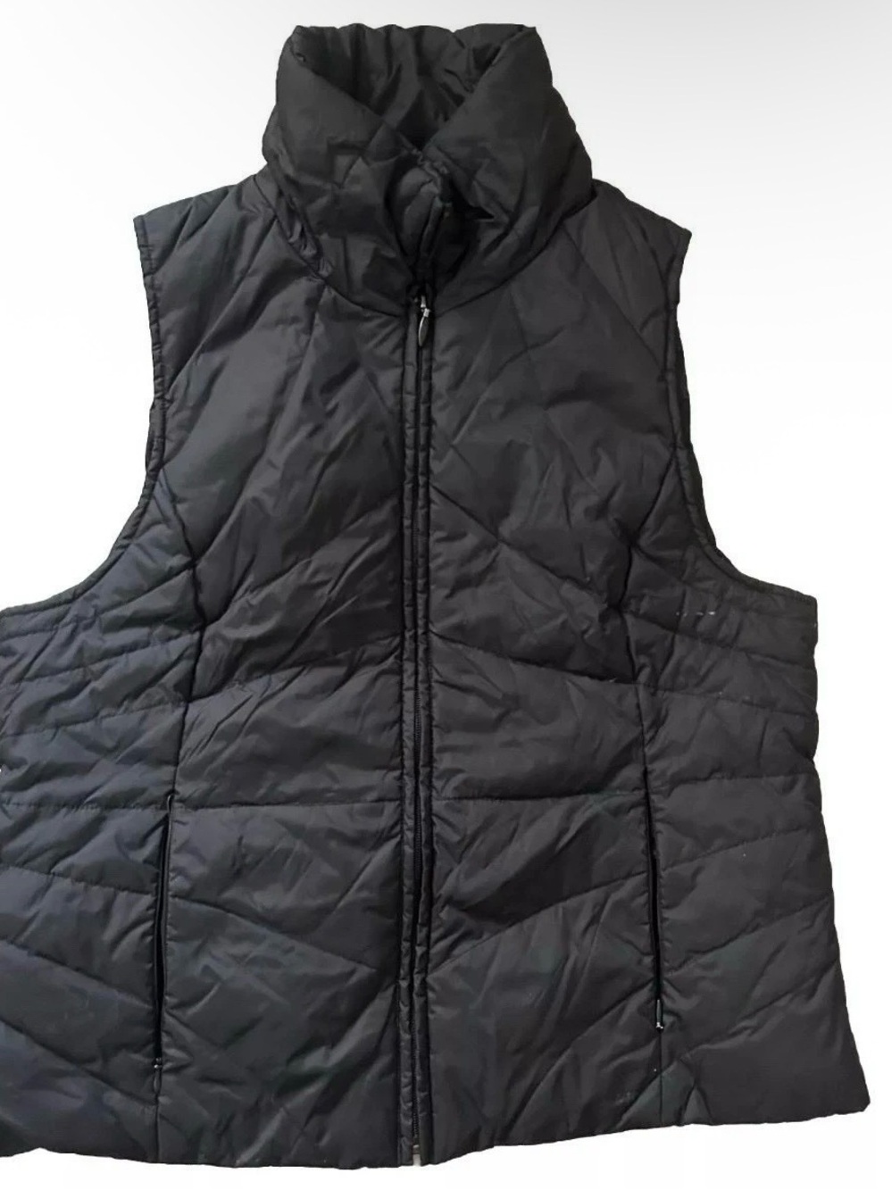 Women’s Kenneth Cole Black Puffer Vest Size Large